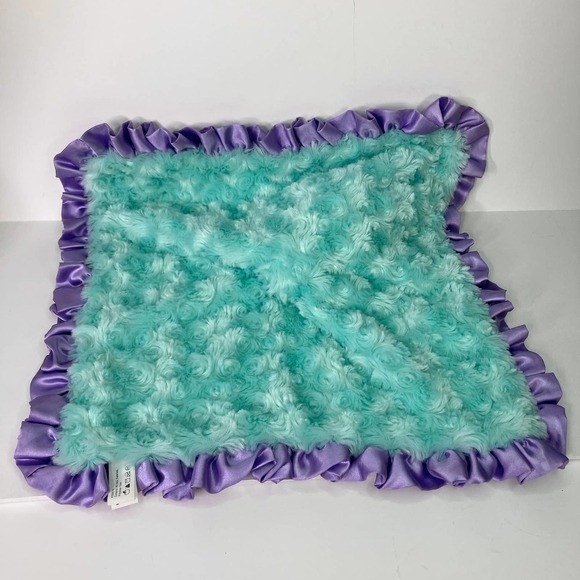 HALLMARK Itty Bittys Ariel Little Mermaid Lovey Satin Trim Baby Security Blanket - Picture 15 of 16
